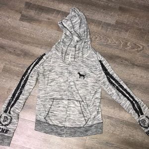 VS pink hoodie